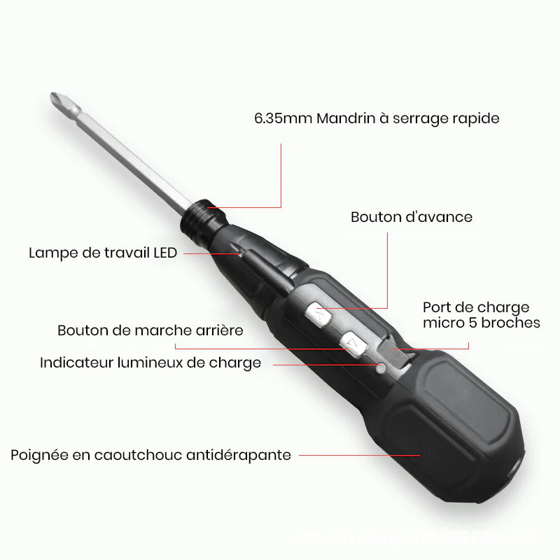 Tournevis Electrique Multifonctionnel