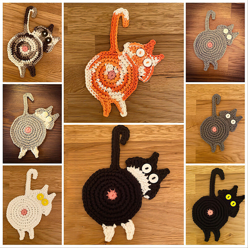 Sous-verres de chat