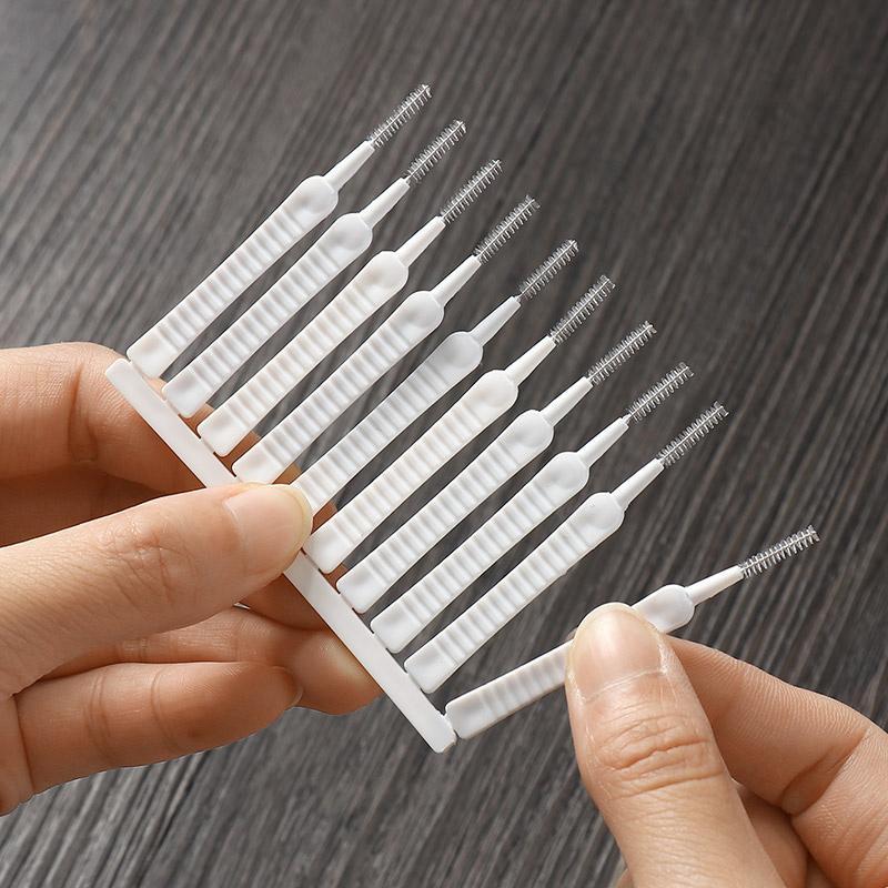 Brosse de nettoyage pour trou de douche (10pièces)