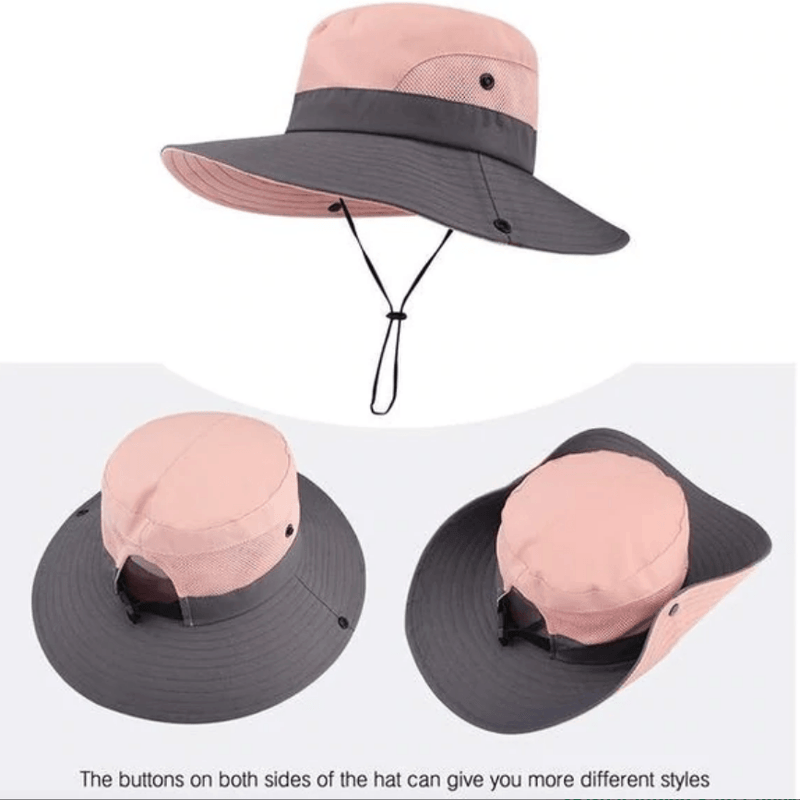 Chapeau de soleil pliable de protection UV