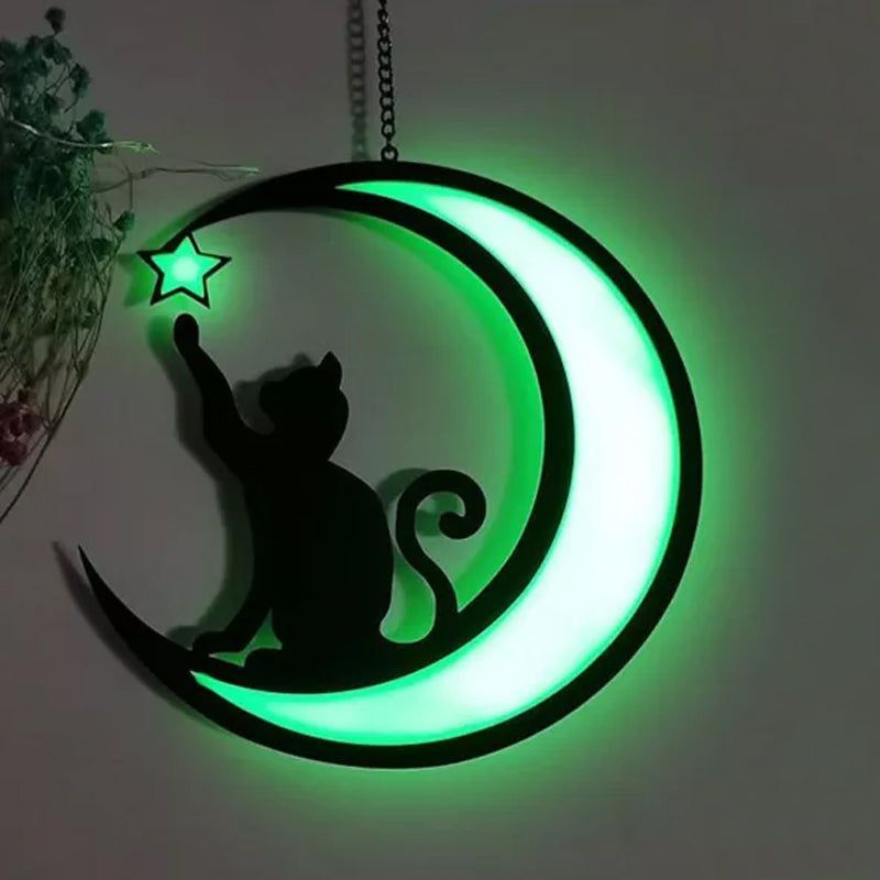 Décorations Lune Chat Noir