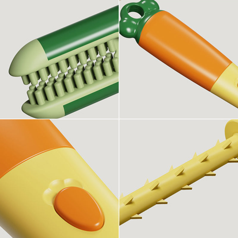 Brosse de nettoyage multifonctionnelle pour carottes