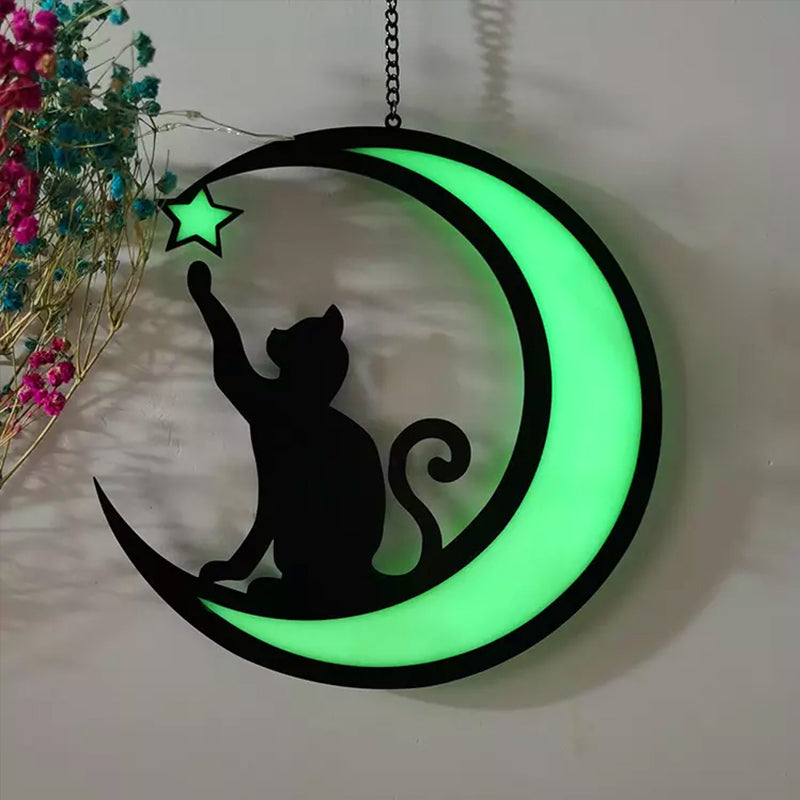 Décorations Lune Chat Noir