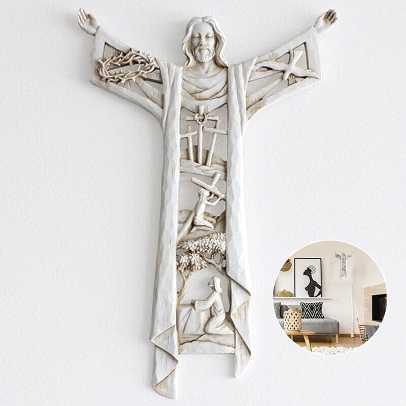 Christ Ressuscité Mur Croix Jésus Chiffres