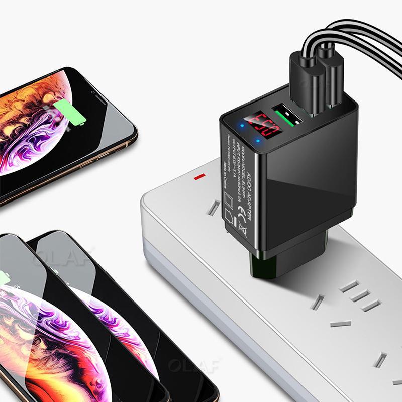 Chargeur de Téléphone à Trois Ports USB