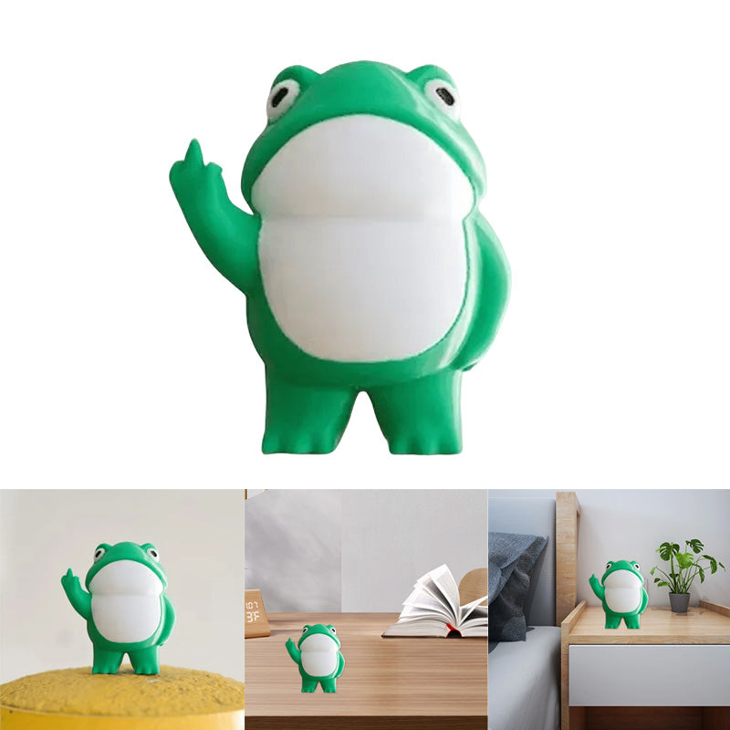 Figurine grenouille rebelle