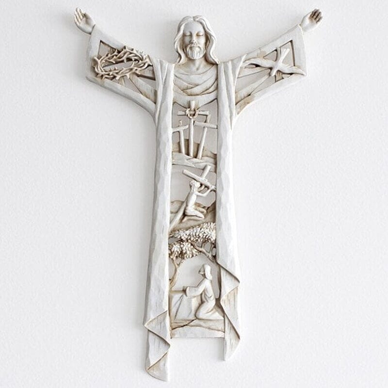 Christ Ressuscité Mur Croix Jésus Chiffres