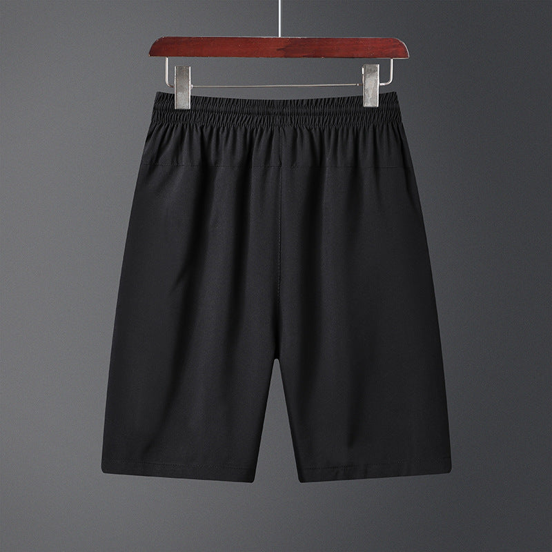 Short extensible en soie glacée grande taille pour hommes