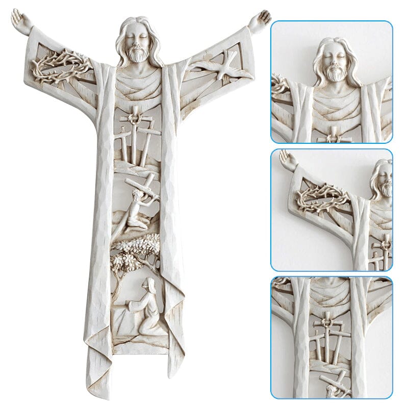 Christ Ressuscité Mur Croix Jésus Chiffres