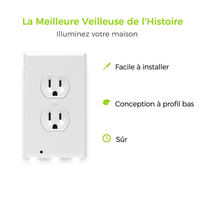 Plaque Murale Hirundo Outlet Avec Veilleuses LED