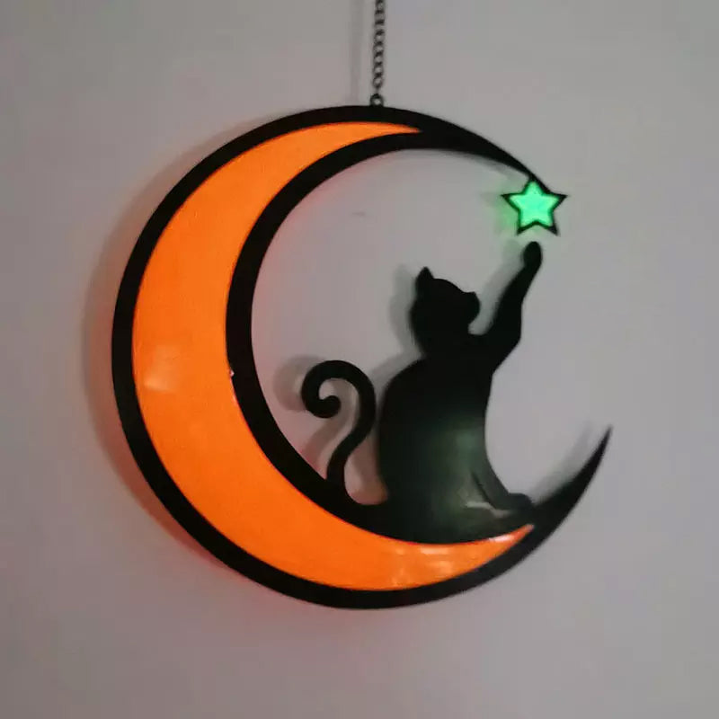 Décorations Lune Chat Noir