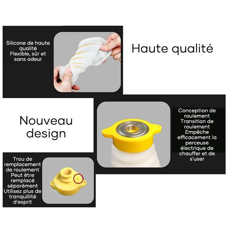 Couvercle anti-poussière en silicone pour perceuse