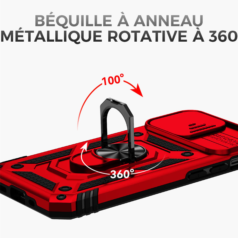 Cas de téléphone de support d'anneau de sergent