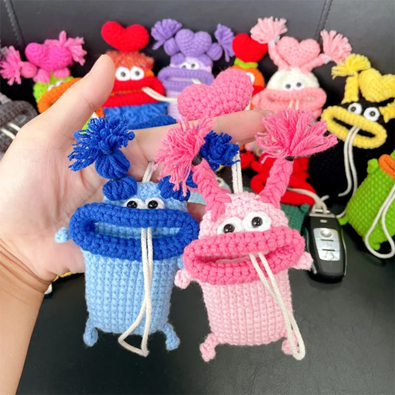 Porte-clés en Crochet Fait à la Main