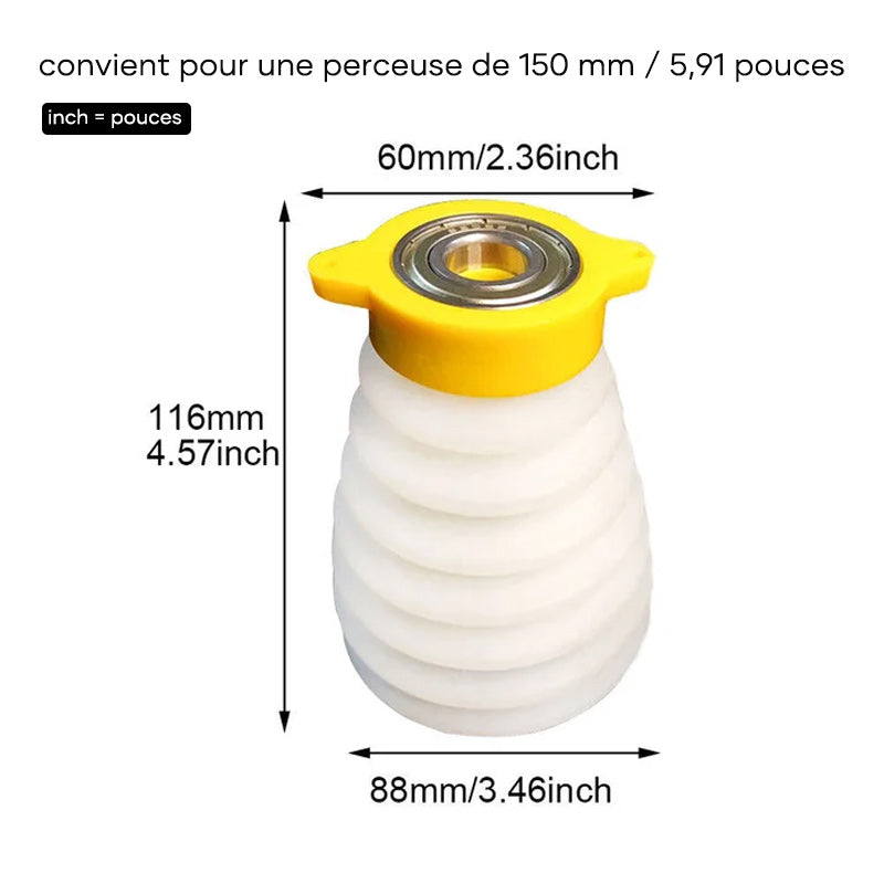 Couvercle anti-poussière en silicone pour perceuse