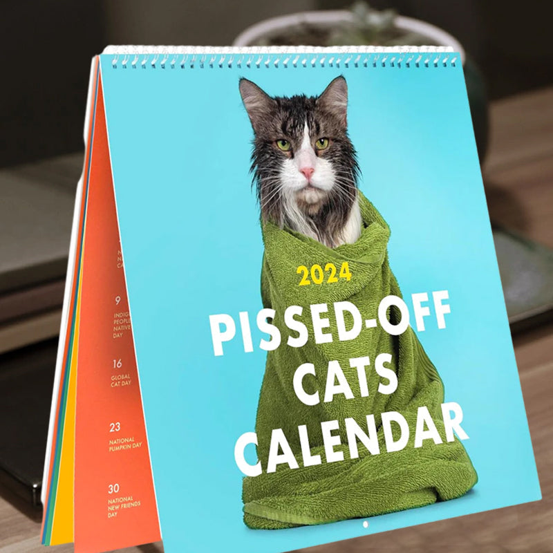 😸2024 Calendrier des chats énervés