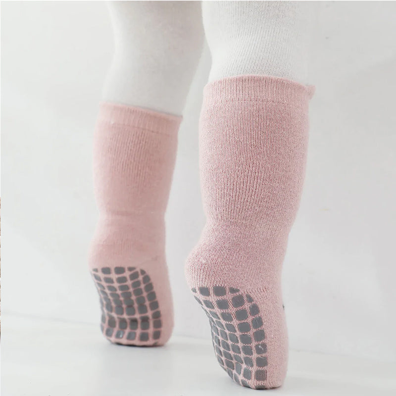 Chaussettes Bébé Automne Hiver Chaussettes de Sol pour Enfants