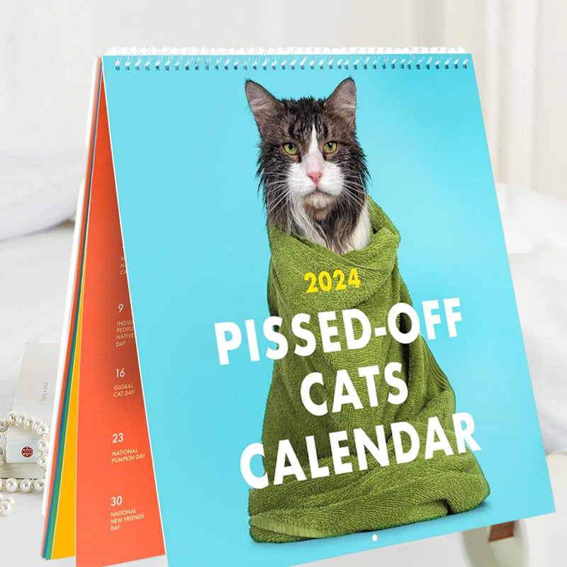 😸2024 Calendrier des chats énervés