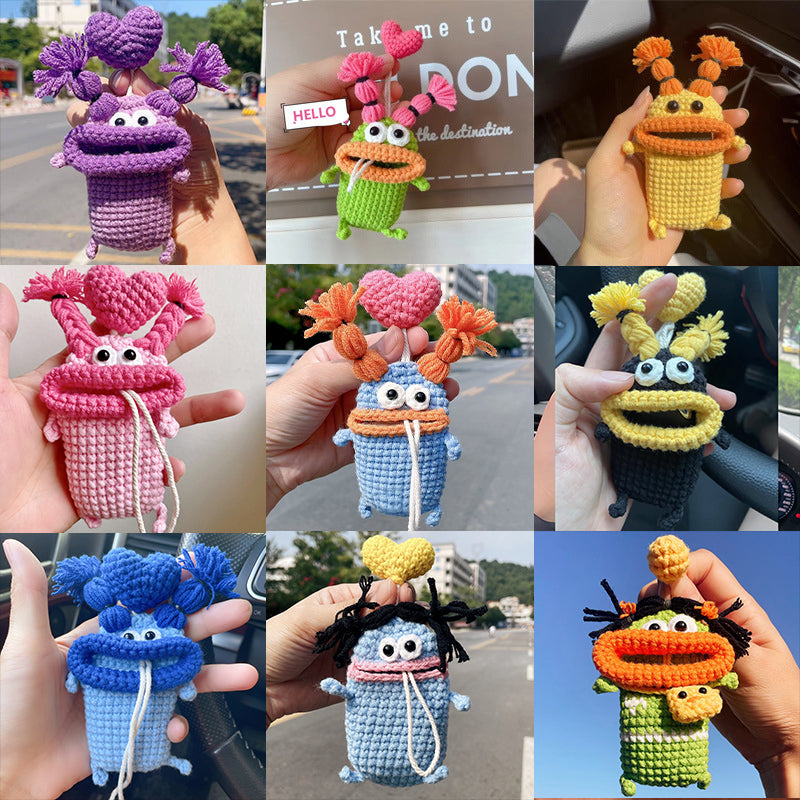 Porte-clés en Crochet Fait à la Main