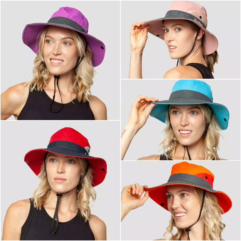 Chapeau de soleil pliable de protection UV