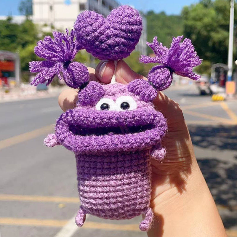 Porte-clés en Crochet Fait à la Main