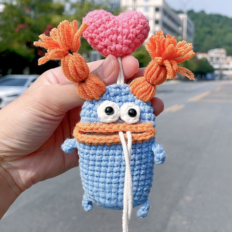 Porte-clés en Crochet Fait à la Main